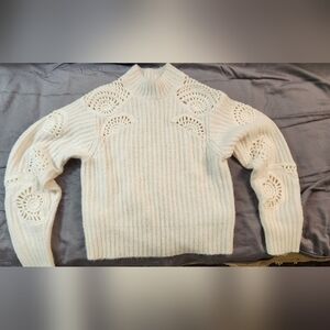 Vince Soft Cream Knit Sweater